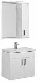 Aquanet Мебель для ванной "Рондо 70" белый антик (дверцы) – фотография-9