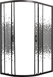 Мономах Душевой уголок ДУ 90/70/180 МЗ BL L/R – фотография-1