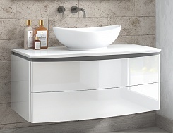 Vigo Мебель для ванной Cosmo 100 подвесная белая – фотография-2