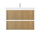 Velvex Мебель для ванной подвесная Klaufs 100 белая/дерево, 2 ящика – картинка-22