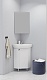 Corozo Мебель для ванной Сириус 40 угловая белая – фотография-16