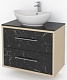 Какса-а Мебель для ванной Бруклин 100 черный мрамор – фотография-11