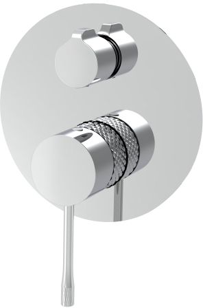Allen Brau Смеситель для душа Priority 4.0 5.31C11-00 (с внутренней частью, 2 выхода) хром – фото-1