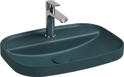 Allen Brau Мебельная раковина Fantasy Sphere 55 4.11034.PT петроль – фото, картинка, фотография-1