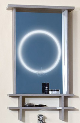 Бриклаер Обрешетка для зеркала Хоккайдо 90 серая лиственница	 – фото, картинка, фотография-1