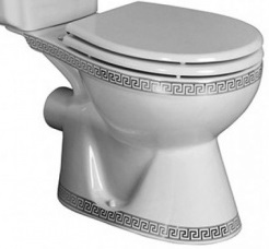 Creavit Чаша для унитаза Yedigoller YG310-XO с биде – фотография-1