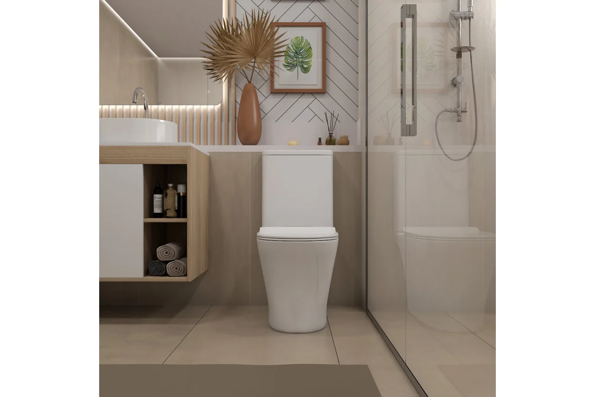 Teymi Унитаз-компакт напольный Ritta Pro T40810 глянцевый белый – фотография-6