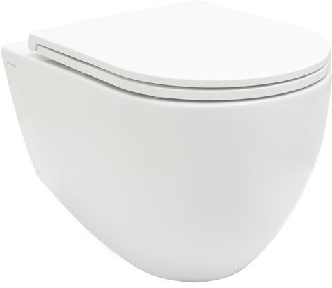 Allen Brau Унитаз подвесной Reality 4.32006.20 белый глянец с крышкой 4.32007.20 – фото-1