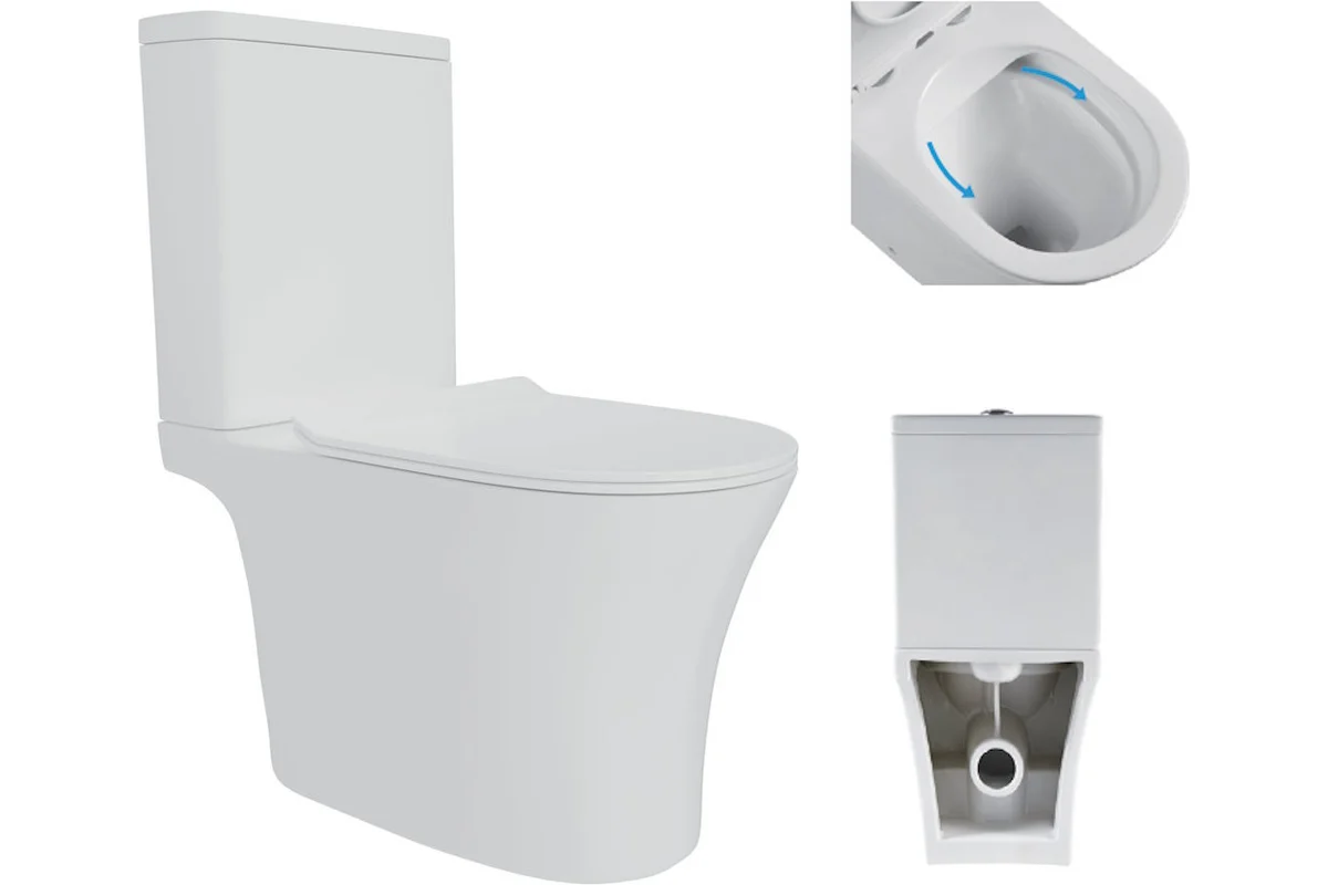 Teymi Унитаз-компакт напольный Ritta Pro T40810 глянцевый белый – фотография-13