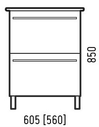 Corozo Тумба с раковиной Мирэль 60 – фотография-2
