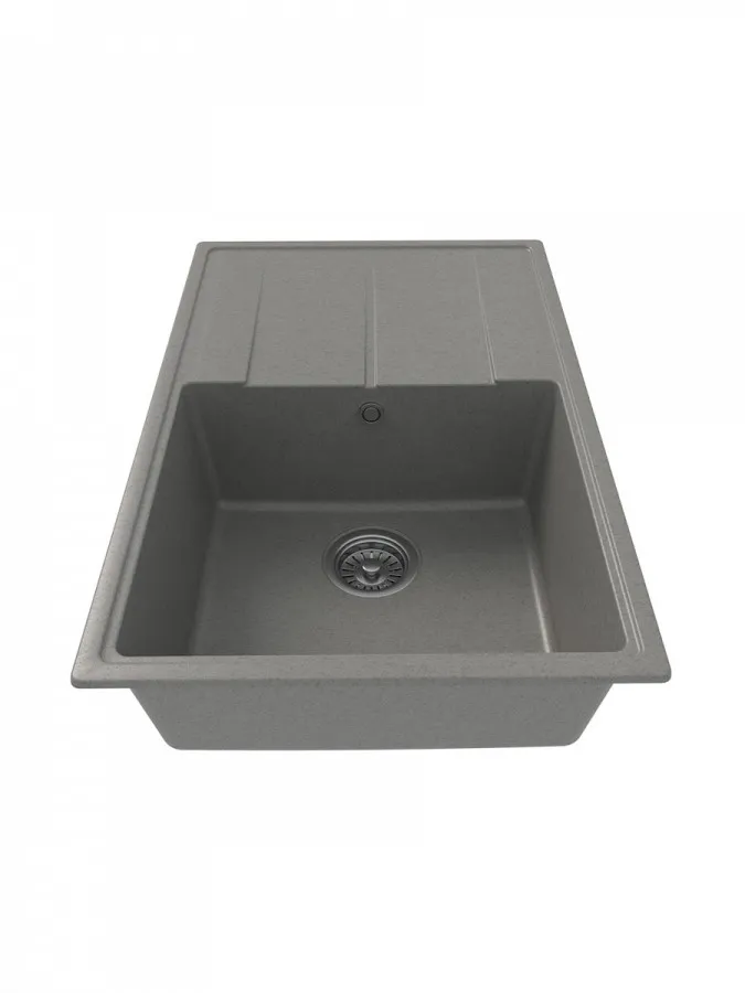 Teymi Мойка кухонная Hanna Smart 74 матовая серая – фотография-2