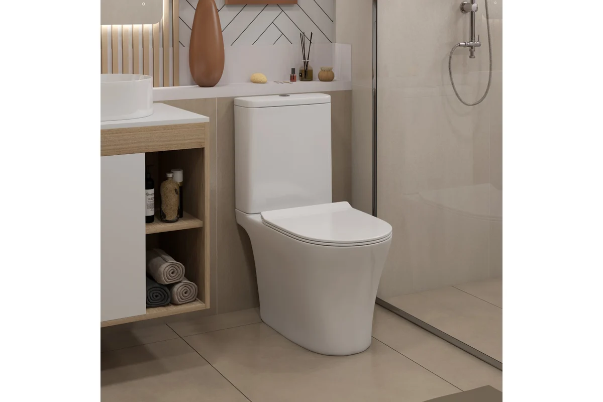 Teymi Унитаз-компакт напольный Ritta Pro T40810 глянцевый белый – фотография-4