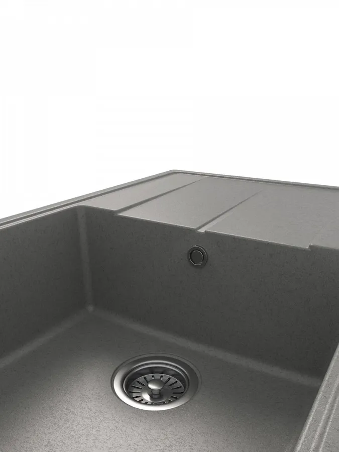 Teymi Мойка кухонная Hanna Smart 74 матовая серая – фотография-9