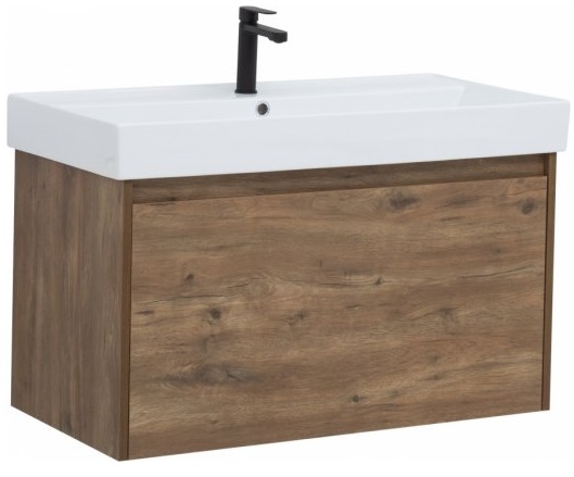 Aquanet Мебель для ванной Nova Lite 90 дуб рустикальный – картинка-5