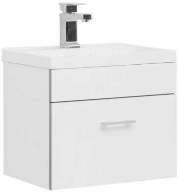 Aquanet Тумба с раковиной Верона 50 белая – фото-1