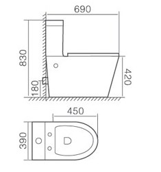 Timo Унитаз напольный KULO TK-401 – фотография-5