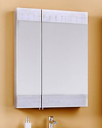 Aqwella Зеркальный шкаф Бриг 60 дуб седой – фотография-1