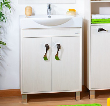 Бриклаер Тумба с раковиной Аргентина 65 светлая лиственница – фото-1