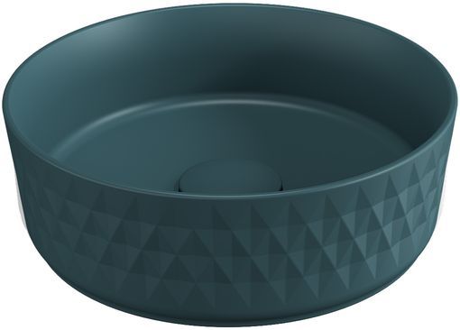Allen Brau Мебельная накладная раковина Fantasy Romb 36 4.11033.PT петроль – фото-1