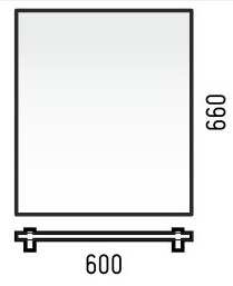 Corozo Мебель для ванной Мирэль 60 – фотография-3
