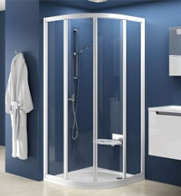 Полукруглые душевые кабины