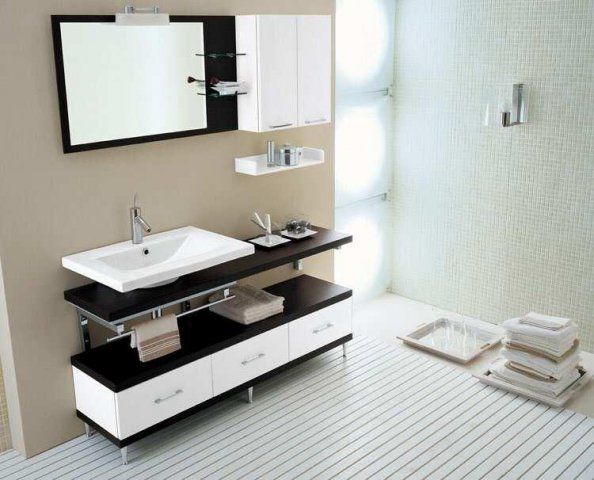 установка мебели для ванной комнаты
