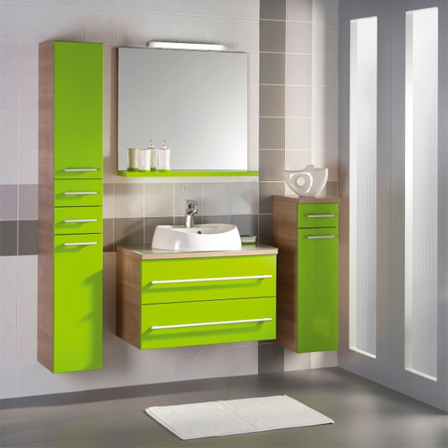 Комплект мебели для ванной комнаты. Фото: Vivon.Ru