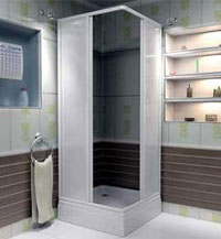 Квадратные душевые кабины