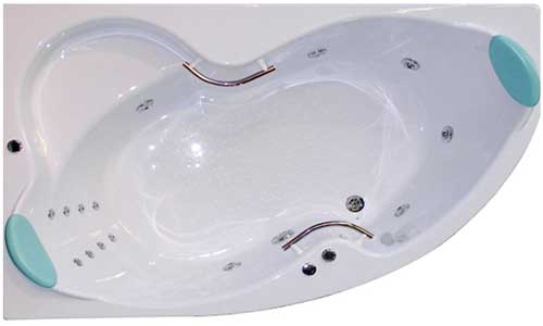 акриловая ванна вид сверху