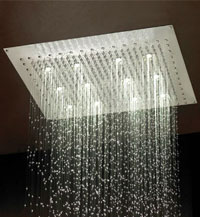 Душевые кабины с тропическим душем