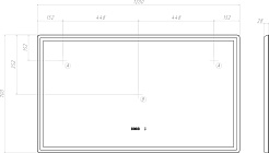 Vigo Зеркало Geometry Luxe 1200 – фотография-9