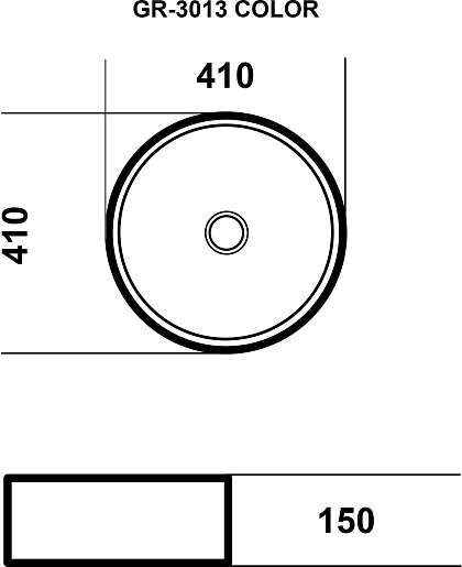 Grossman Раковина накладная Color 41 GR-3013PIM розовая матовая – фотография-2