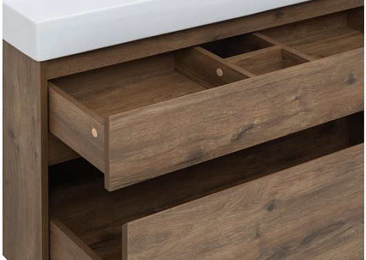 Aquanet Мебель для ванной Nova Lite 100 2 ящика, дуб рустикальный – картинка-11