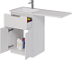 Dreja Тумба под раковину Vega 60 белая – картинка-21