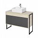 Акватон Мебель для ванной Лофт Урбан 100 графит\орегон, Джой – картинка-17