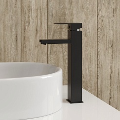 Teymi Смеситель для раковины чаши Helmi Pro T10212 черный матовый – фотография-9