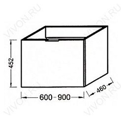 Jacob Delafon Мебель для ванной "Blog 60" – фотография-6