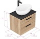 Onika Тумба под раковину Легран 60 подвесная под столешницу дуб галифакс – картинка-14