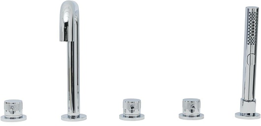 Allen Brau Смеситель на борт ванны Priority 5.31007-00 (с внутренней частью) хром – картинка-9