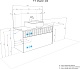 Акватон Мебель для ванной Марбл 100 Одри Soft подвесная слэйт/белая матовая – картинка-37