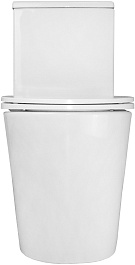 Azario Унитаз-моноблок Scala AZ-8101 безободковый с бачком с сиденьем микролифт белый – фотография-5