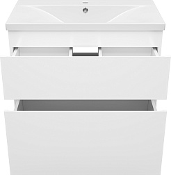 Misty Тумба с раковиной Лаки 80 белая – фотография-4