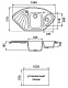 Granfest Мойка кухонная Corner GF-C1040E Терракот угловая – фотография-5