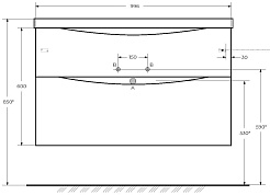 BelBagno Тумба с раковиной Marino-H60 100 подвесная Rovere Nature – фотография-10
