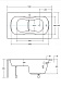 Besco Акриловая ванна Aria Rehab 120x70 – фотография-5