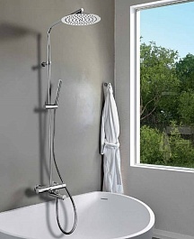 Paini Система душевая Cox 78CR687TH с термоcтатом, хром – фотография-2