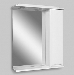 Am.Pm Зеркало-шкаф Like 65 R, белый глянец – фотография-4
