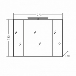 СанТа Мебель для ванной Нептун 100 – фотография-6