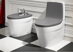 Roca Крышка для унитаза "Khroma" 801652F2T мокрый асфальт – фотография-2