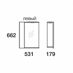 Merkana Мебель для ванной комнаты Болония 55 L – фотография-2